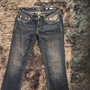 Miss Me Floral Jeans